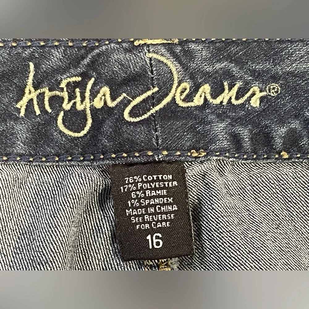Ariya Skinny Blue Jeans Women’s Size 16 - Picture 8 of 10